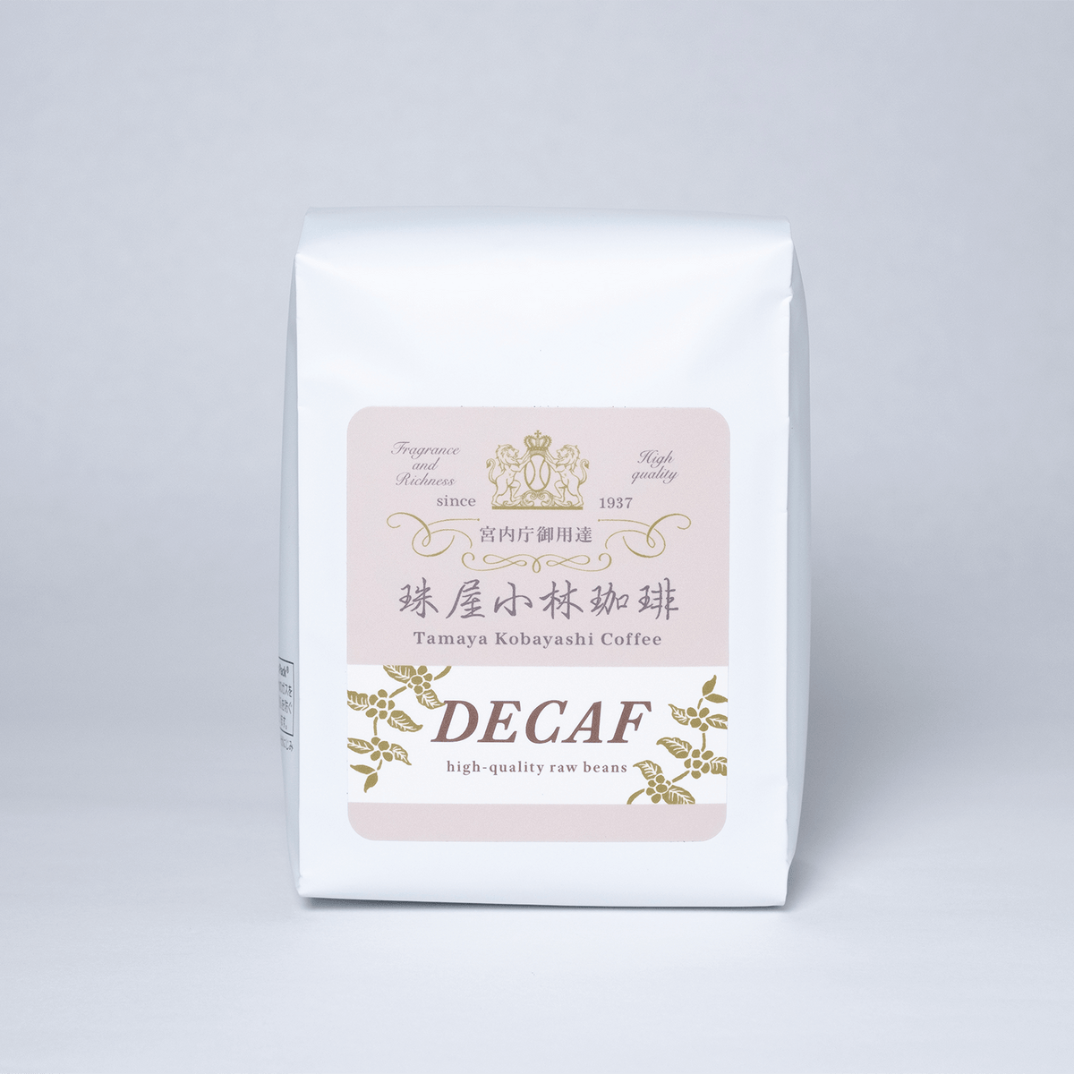 DECAF 200g– 珠屋小林珈琲公式通販サイト